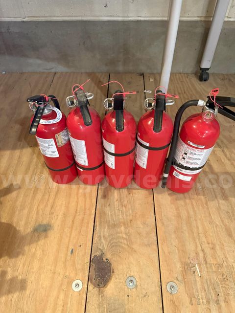 Fire Extinguishers - 5 lbs. - Qty. of 5