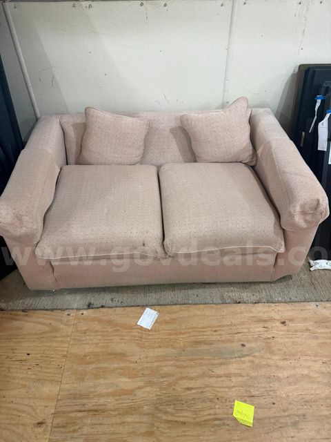 One lot of office furniture - loveseat