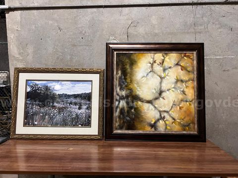 Lot of 2 Large pieces of Art