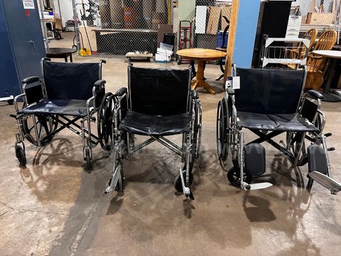 Lot of 3 Wheelchairs
