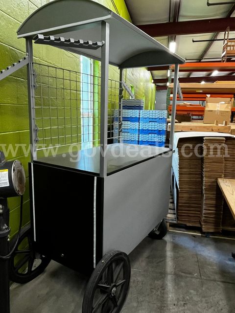 wheeled vendor cart