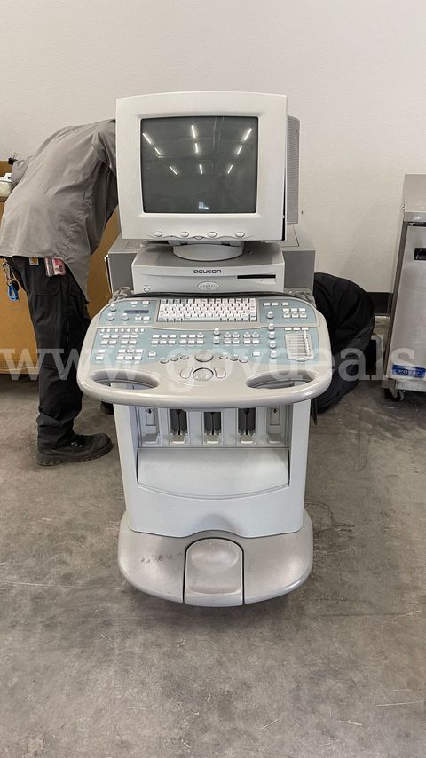 ACUSON- ULTRASOUND SYSTEM - Sequoia 512 - W/ Transducer - Untested