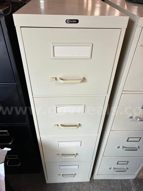 Global 4 drawer vertical file cabinet