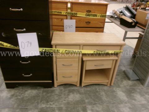 Wood Dresser, Desk & Nightstand