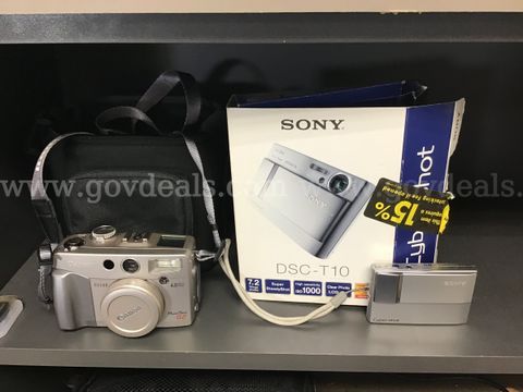 1 Lot of Cameras & Videocams, plus a photomultiplier tube