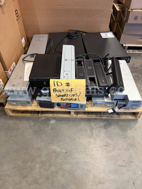 Pallet of APC Smart UPS batteries