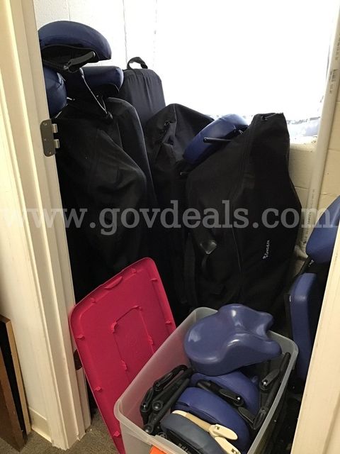 Portable massage chairs