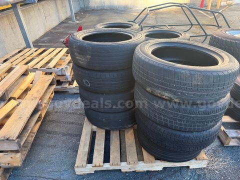 Two Pallets of Assorted Used Tires – Various Sizes and Conditions