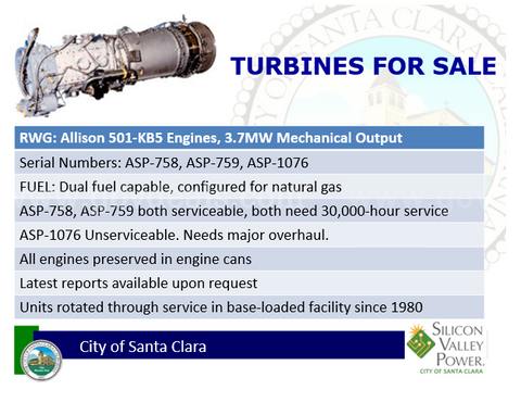 ASP-1076 501-KB5 Turbine