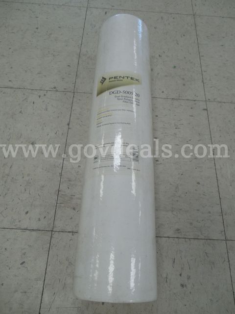 Daul gradient density spun polypropylene filter cartridge