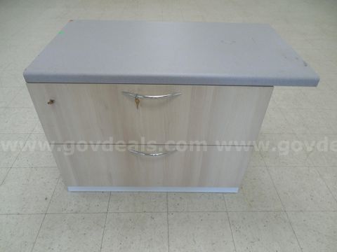 Two drawer lateral fling cabinet - A