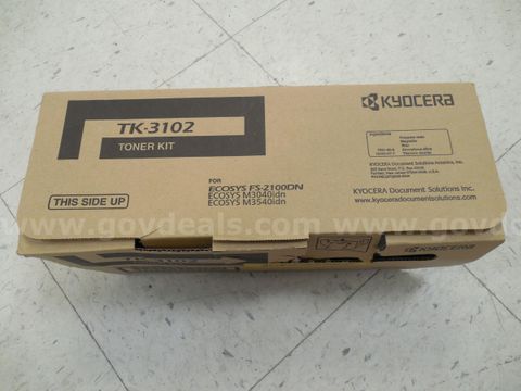 Kyocera black toner kit - TK-3102