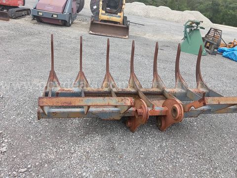 Heavy Duty Excavator Land Clearing Rake Attachment