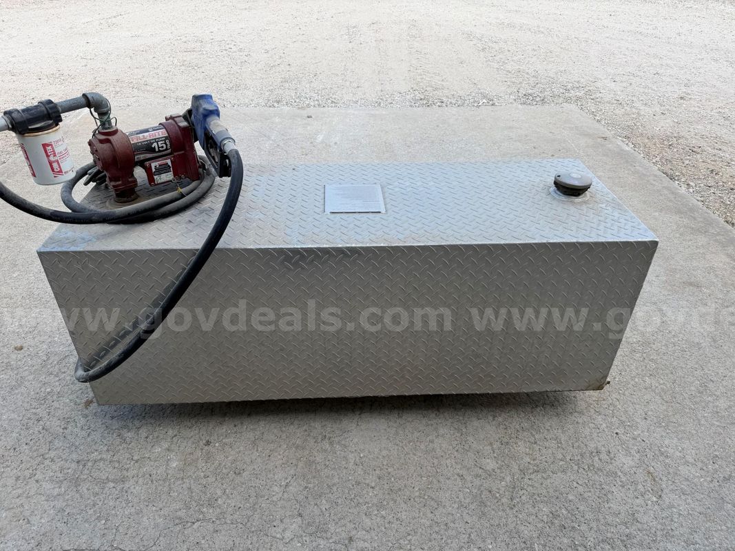 100-Gallon Aluminum Auxiliary Fuel Tank with Pump