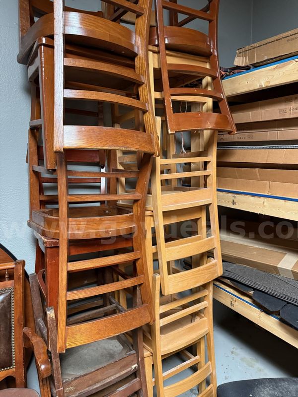 Wooden chairs