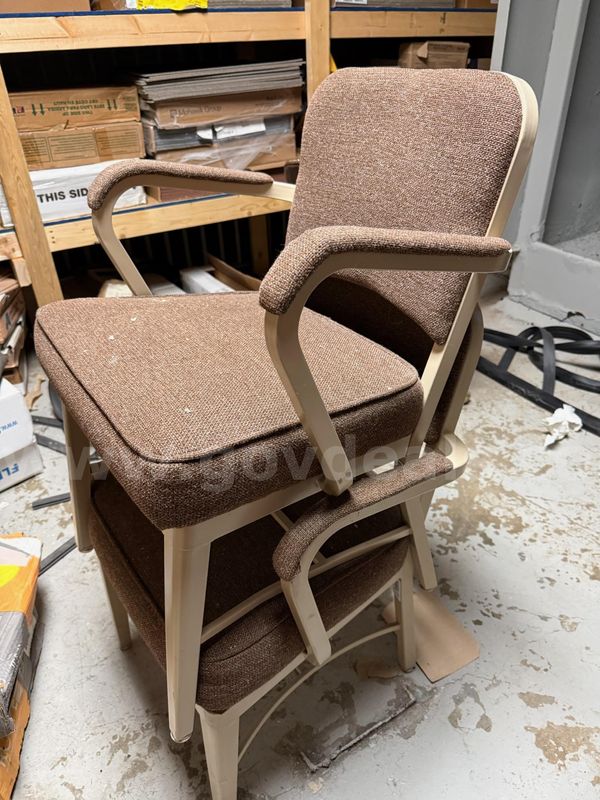 Metal side chairs