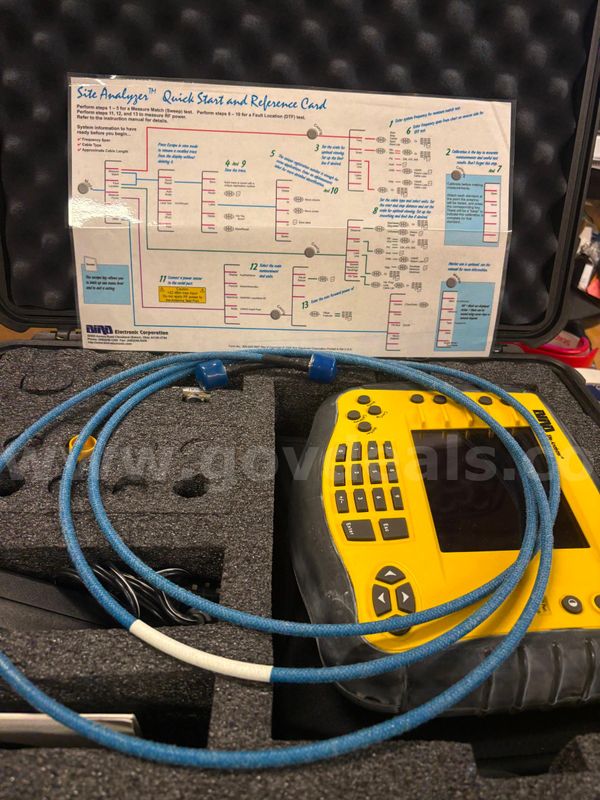 Reflectometer cable fault locator, Bird site analyzer, telephone tester