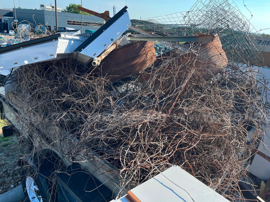 Large lot of scrap metal