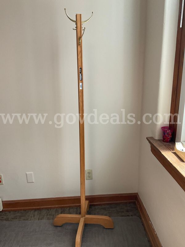 Oak Coat Rack