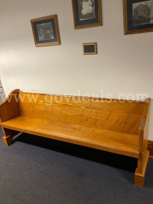 Antique Church Pew