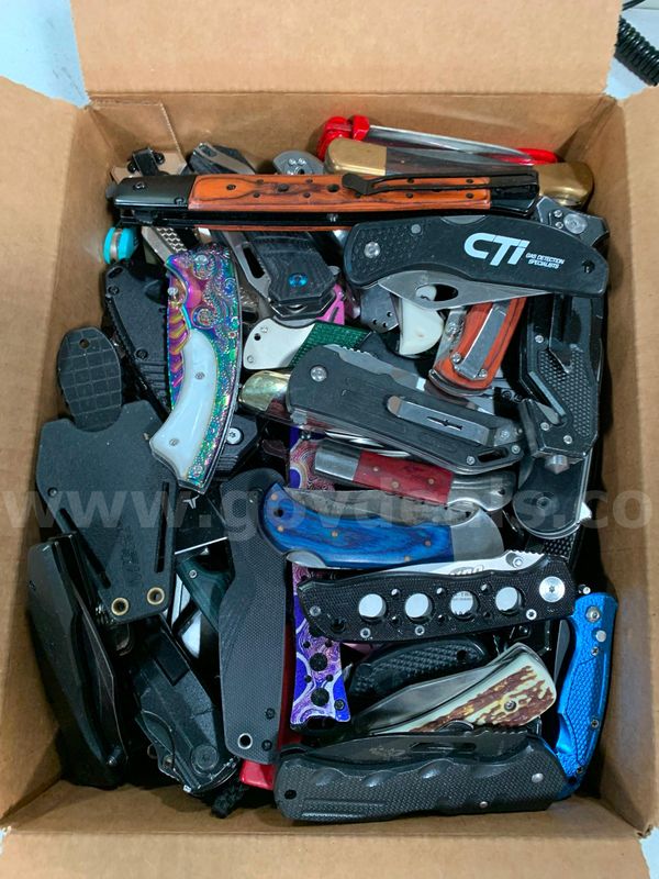 Box of Folding Knives