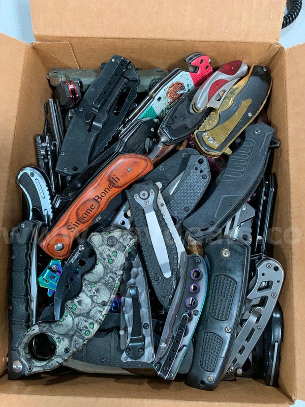 Box of Folding Knives