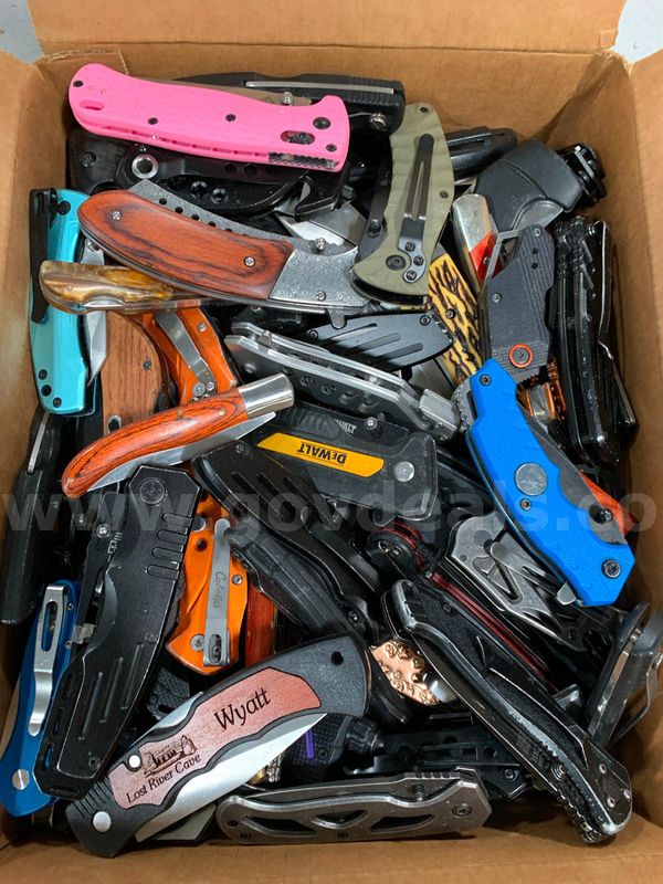 Box of Folding Knives