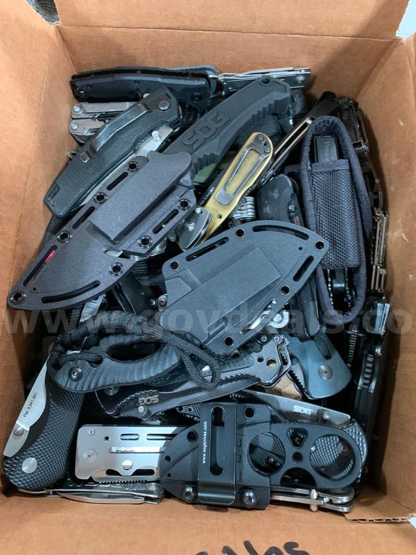 Box of Folding Knives