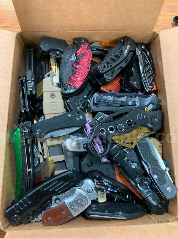 Box of Folding Knives