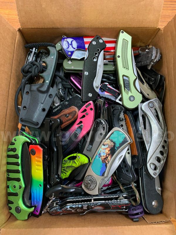 Box of Folding Knives