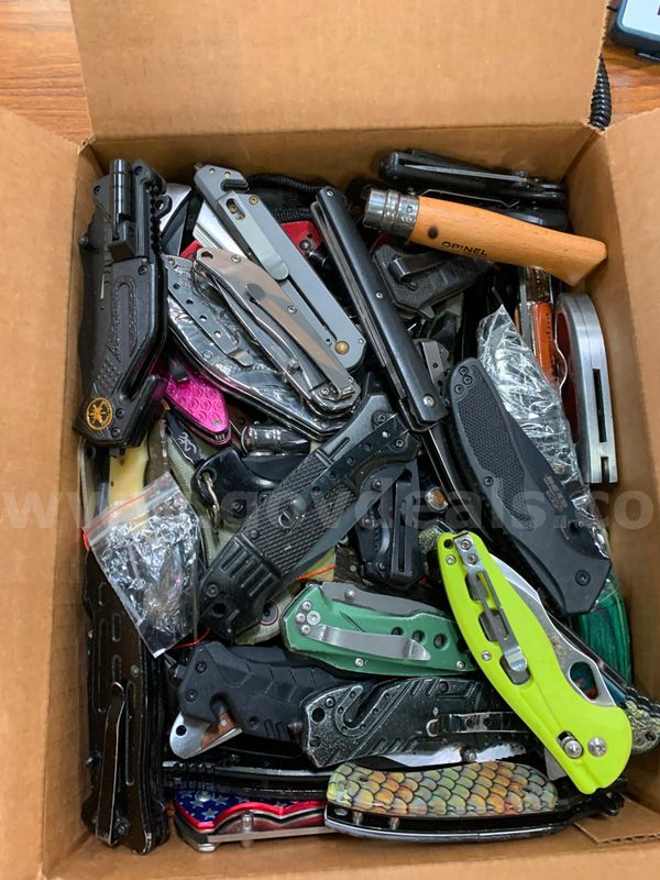 Box of Folding Knives