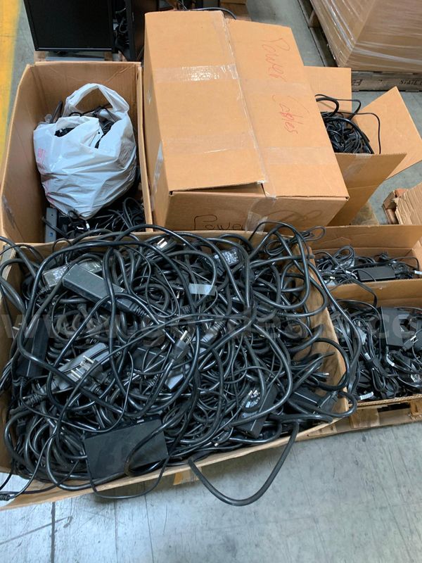 Pallet of Power Cords