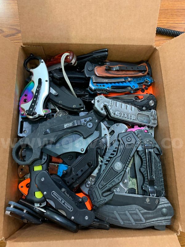 Box of Folding Knives
