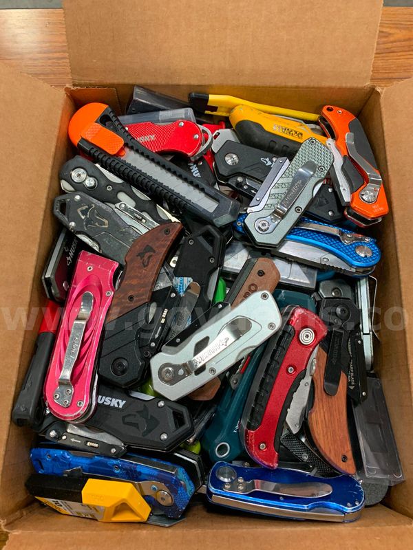 Box of Folding Knives