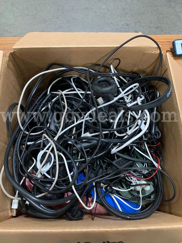 Box of Miscellaneous Cables