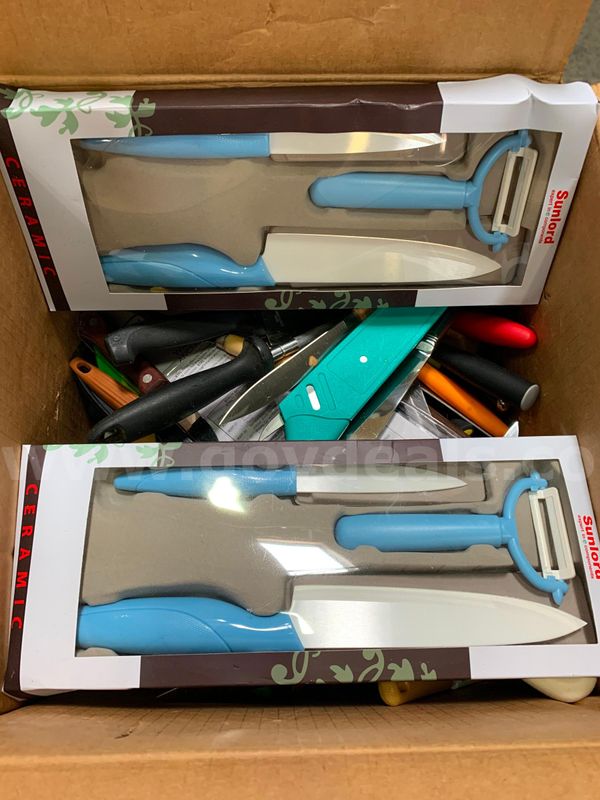 Box of Kitchen Knives