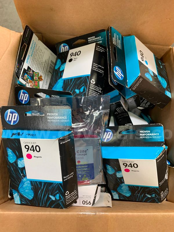 Box of Miscellaneous Ink Cartridges
