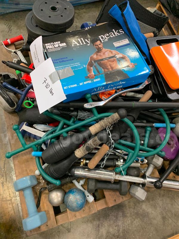 Pallet of Fitness Equipment