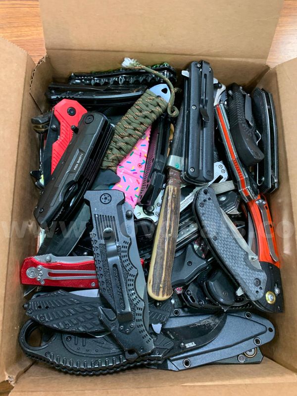 Box of Folding Knives