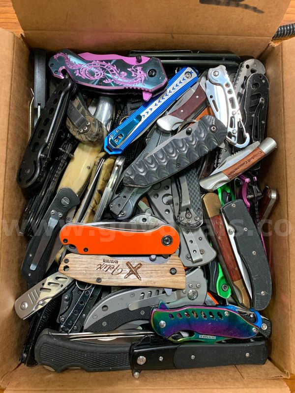Box of Folding Knives
