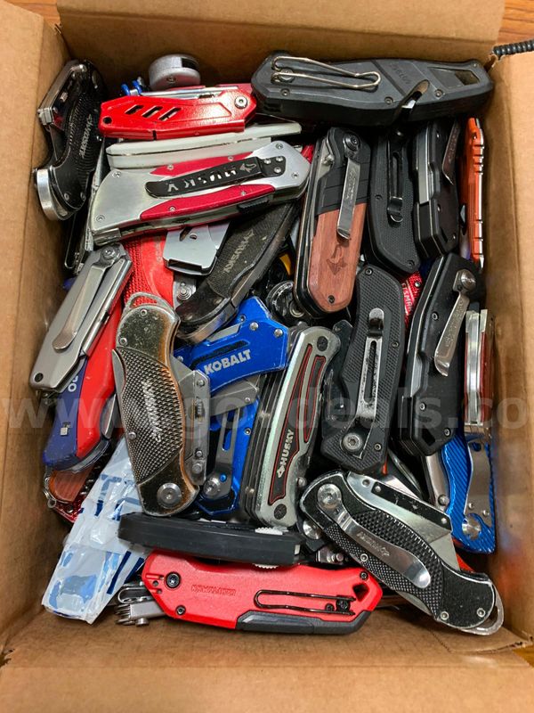 Box of Folding Knives