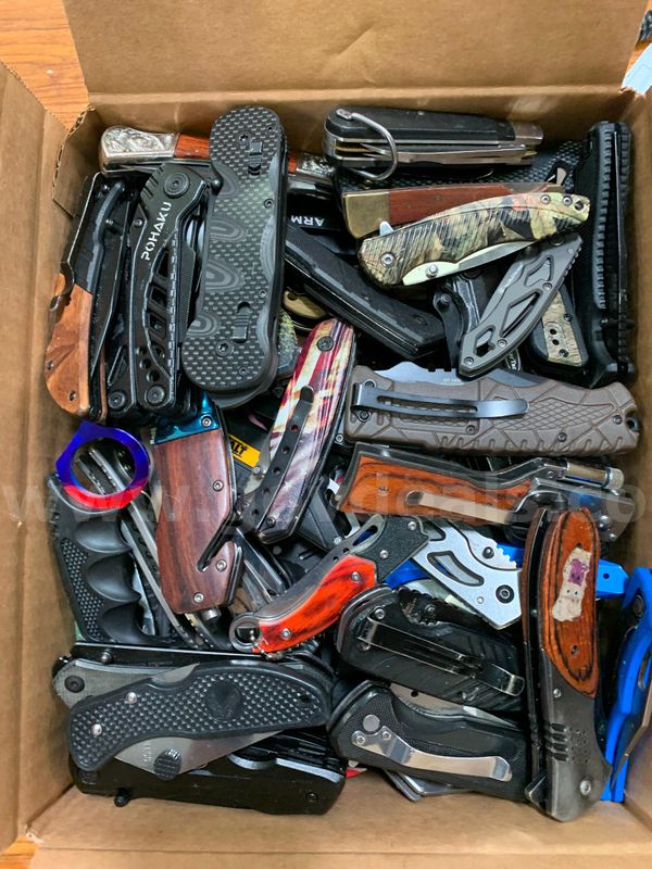 Box of Folding Knives