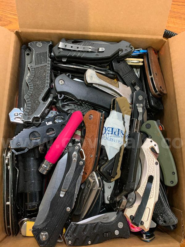 Box of Folding Knives