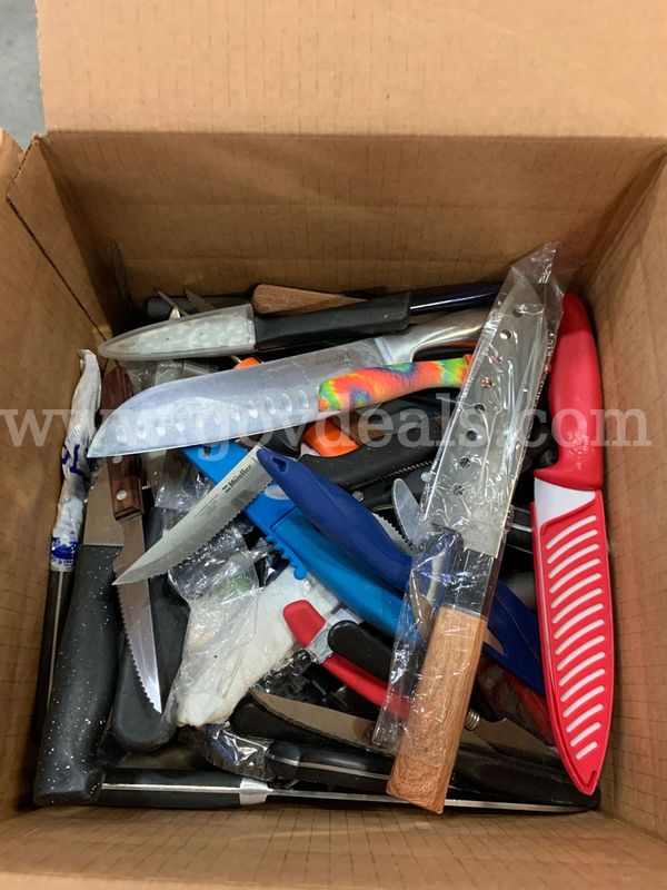 Box of Kitchen Knives