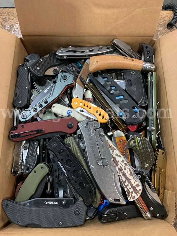 Box of Folding Knives
