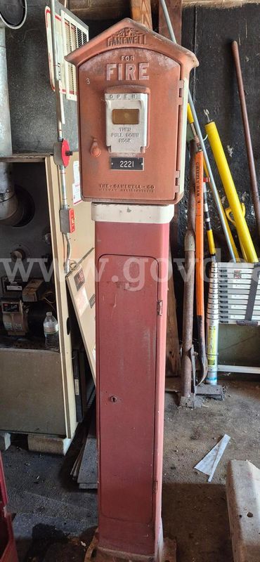 Gamewell Pedestal Box