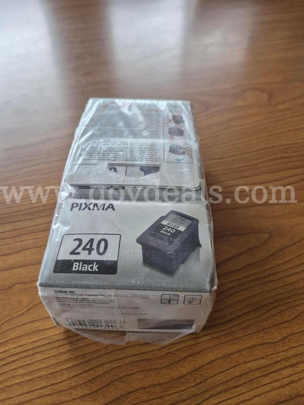 Three Pack Of Canon 240 Black Ink Cartridge