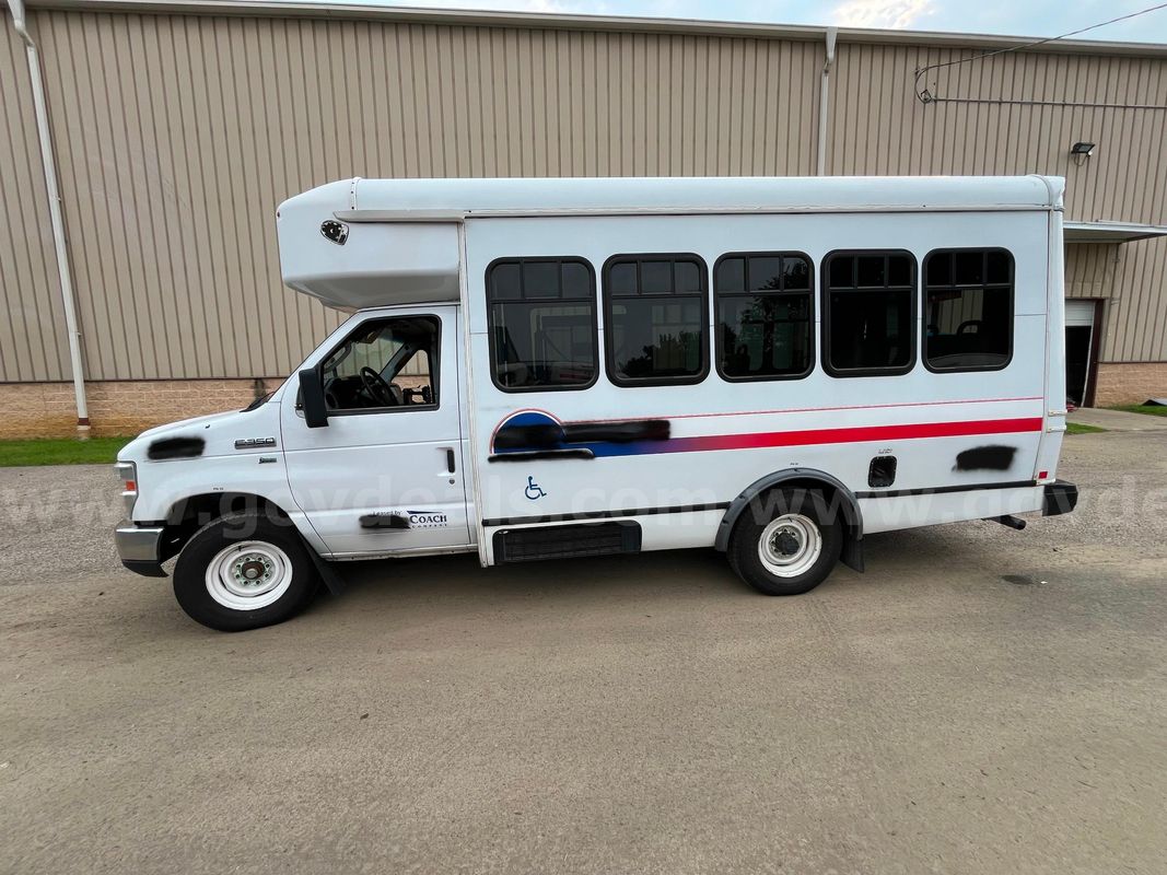 2018 Ford E350 Paratransit Van with wheelchair lift.