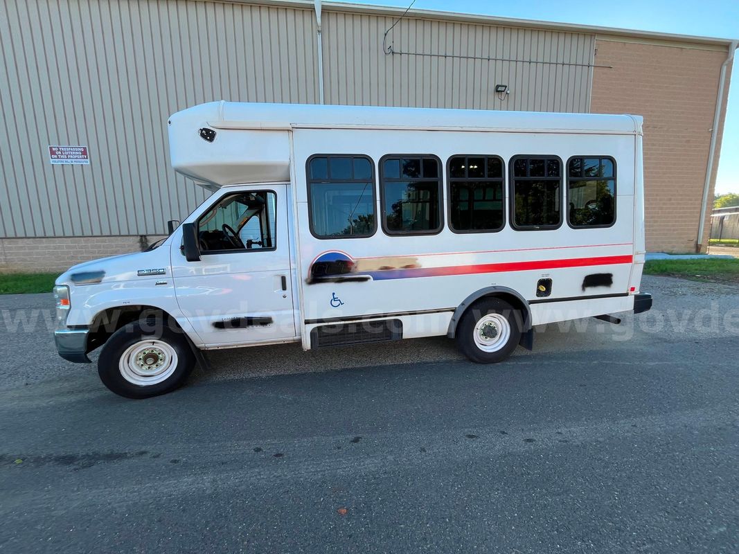 2018 Ford E350 Paratransit Van with wheelchair lift.