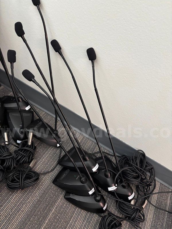 Lot of 5 Shure Desktop Microphones